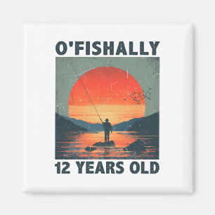 Imán Ofishally 12 Años 2013 Pesca Pescador 12º Cumpleañ