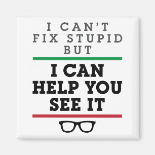 Imán Oftalmología Optometrista Ver Estúpido