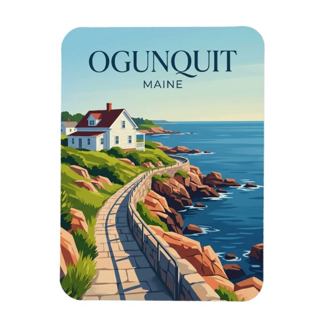 Imán Ogunquit Maine (Vertical)