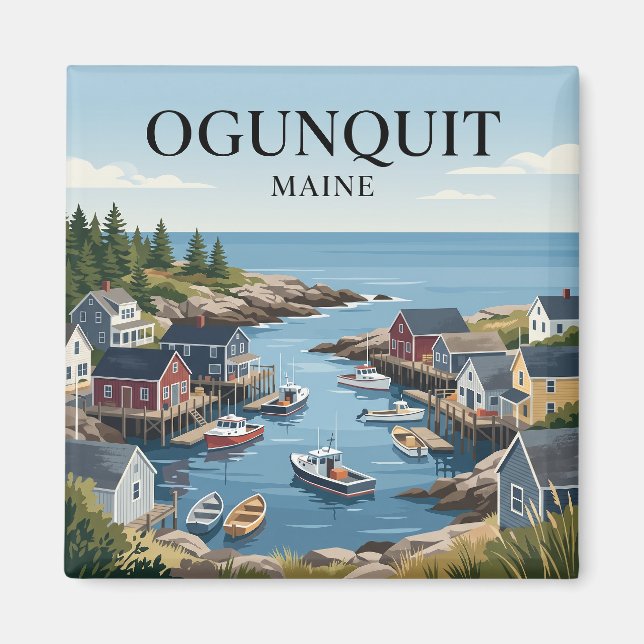 Imán Ogunquit, Maine (Frente)