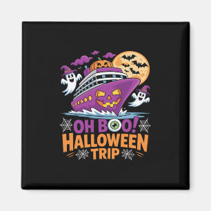 Imán Oh Boo Viaje de Halloween Fantasma Ts Barco Viaje