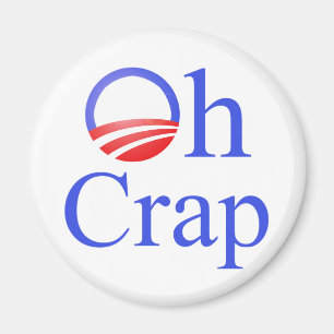 Imán Oh camisetas y regalos de anti-Obama de la mierda