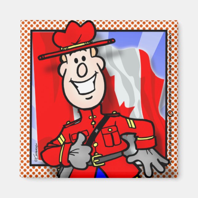 Imán ¡Oh Canadá EH! (Frente)