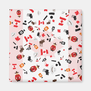 Imán Oh Canadá - por lo que Canadá es famoso