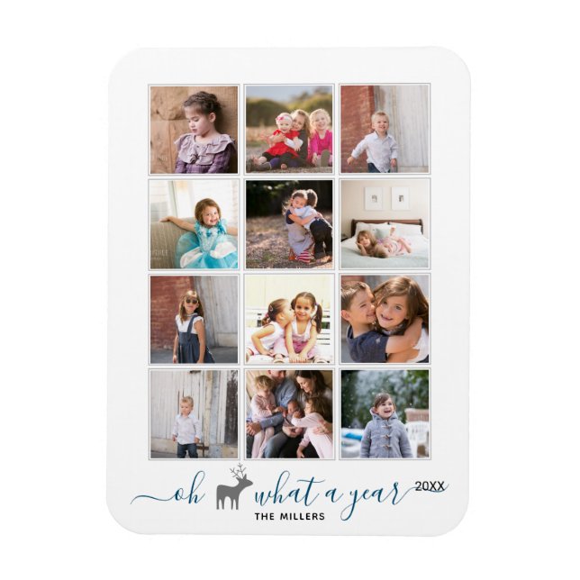 Imán Oh ciervo qué año en el collage de fotos de revisi (Vertical)