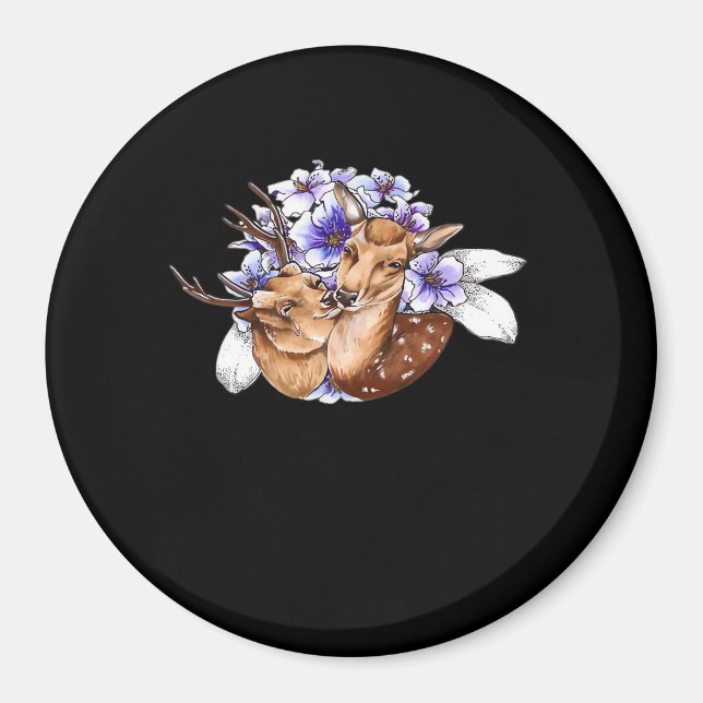 Imán Oh Deer Clean Minimal Style  (Frente)