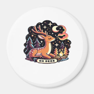 Imán Oh Deer Contemporary Graphic Vibe