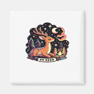 Imán Oh Deer Contemporary Graphic Vibe