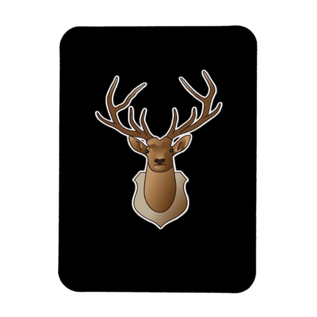 Imán Oh Deer Diseño Minimalista  (Vertical)