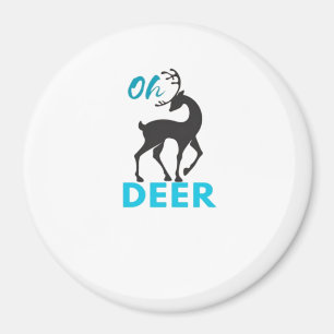 Imán Oh Deer Diseño Minimalista