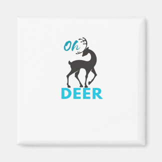 Imán Oh Deer Diseño Minimalista