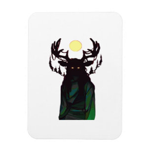 Imán Oh Deer Diseño Minimalista
