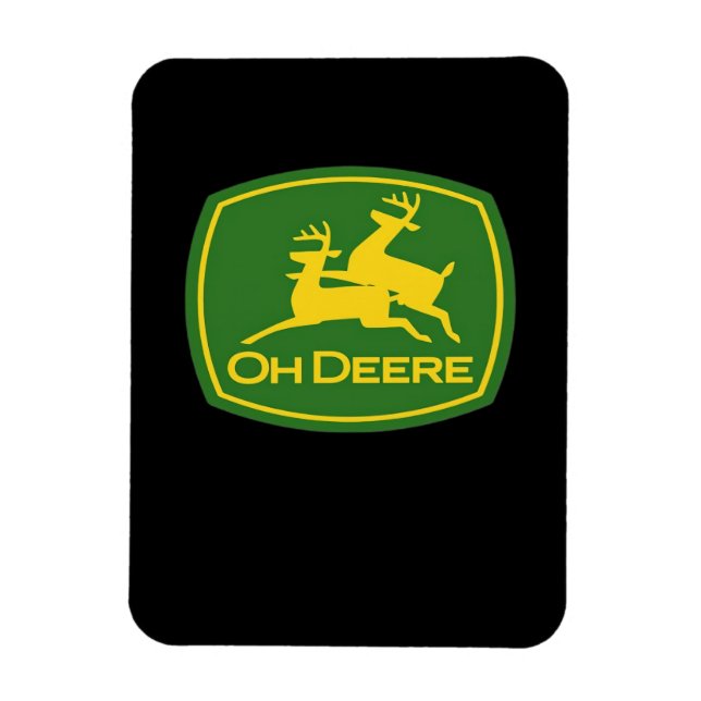 Imán Oh Deer Diseño Mínimo Moderno  (Vertical)