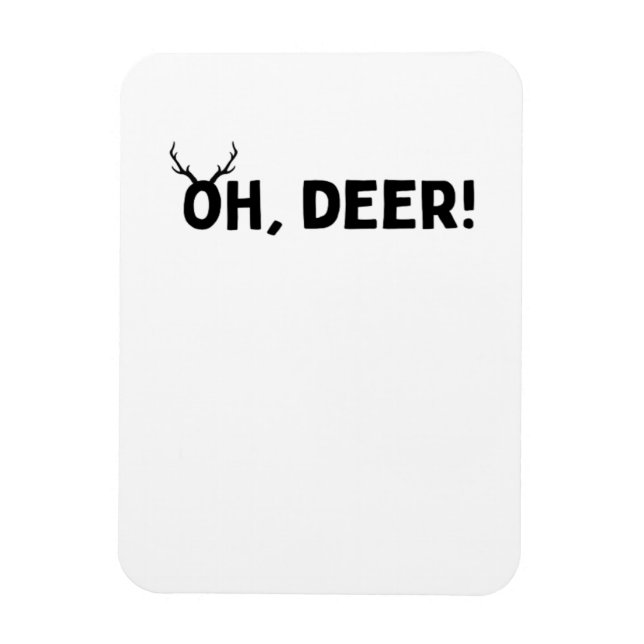 Imán Oh Deer Estética Simple  (Vertical)