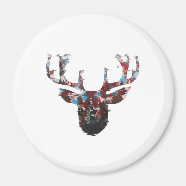 Imán Oh Deer Estilo Mínimo  (Frente)