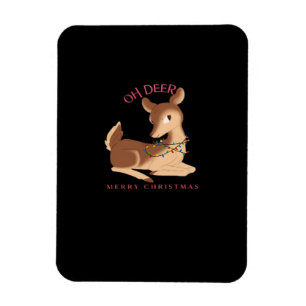Imán Oh Deer Navidad Diseño Moderno