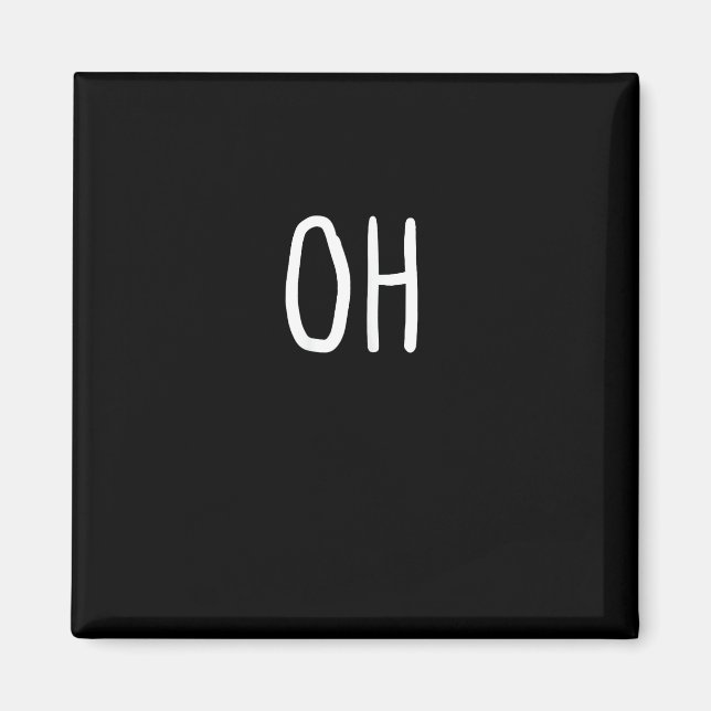 Imán Oh Deer Trendy Halloween Style  (Frente)