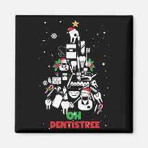 Oh Dentistree Dentist Dental Teeth Árbol de Navida