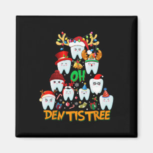 Imán Oh Dentistree Diversión Árbol de Navidad Higiene d