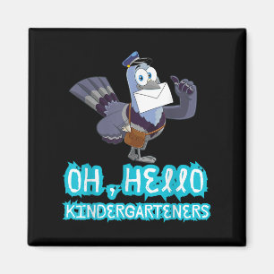 Imán Oh, Hola, Guardianes Cute Pigeon Kindergarten