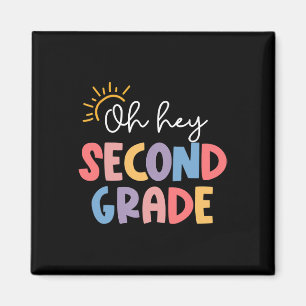 Imán Oh Hola Profesor de Segundo Grado Estudiante de 2d
