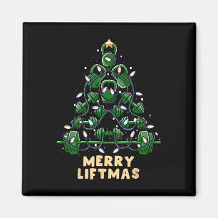 Imán Oh Liftmas Tree Kettlebell Gym Navidades feos