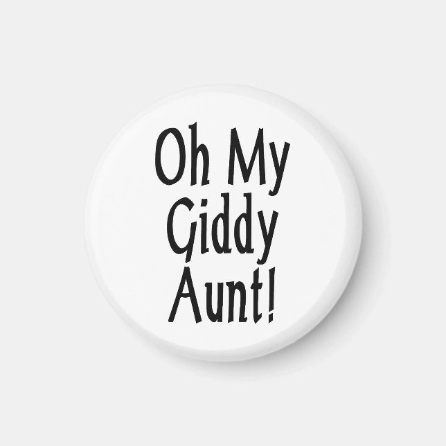 Imán ¡Oh, Mi Tía Giddy! (Frente)