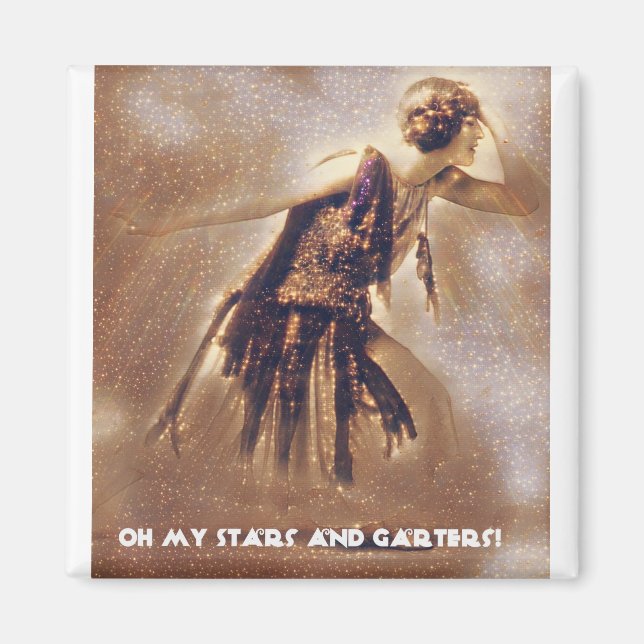 Imán ¡Oh, Mis Estrellas Y Cueros! (Frente)