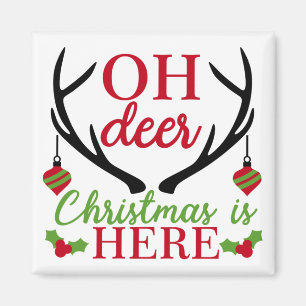 Imán Oh Navidades Deer