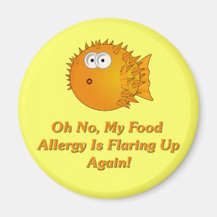 Imán ¡Oh No, Mi Alergia De Comida Se Está Volviendo!