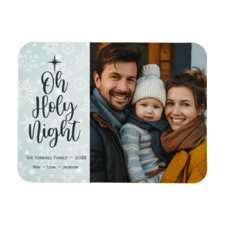 Imán Oh Personalizado de la noche sagrada Navidades de