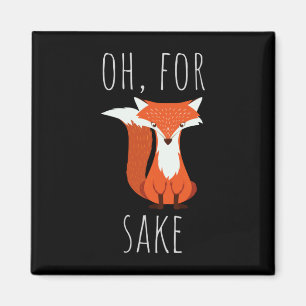 Imán Oh por el zorro del sake