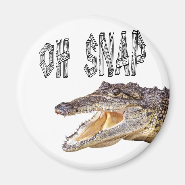 Imán OH SNAP - Gator enojado (Frente)