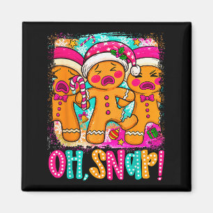 Imán Oh Snap Hombre de Jengibre Divertido de Navidad Ga