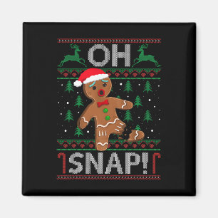 Imán Oh Snap Hombre de Jengibre Navidad Galleta Diverti