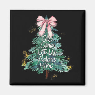 Imán Oh Venid Adoremosle Navidad Uni G Pequeño Mod