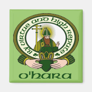 Imán O'Hara Clan Motto Magnet