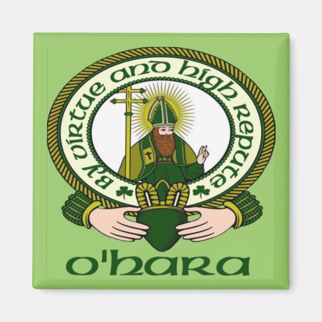 Imán O'Hara Clan Motto Magnet (Frente)
