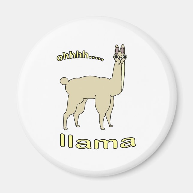 Imán Ohh Llama (Frente)