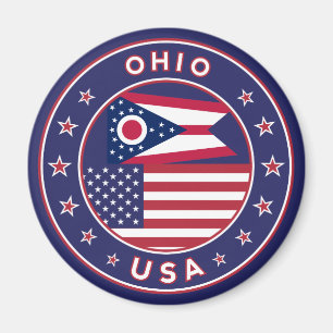 Imán Ohio, camiseta de Ohio, pegatina de Ohio, estuche