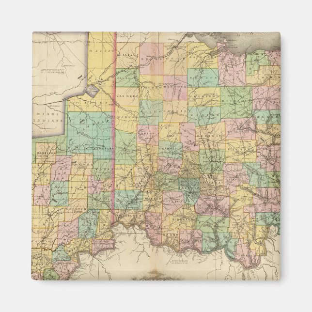 Imán Ohio e Indiana (Frente)