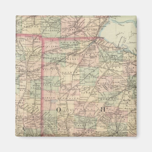 Imán Ohio e Indiana (Frente)