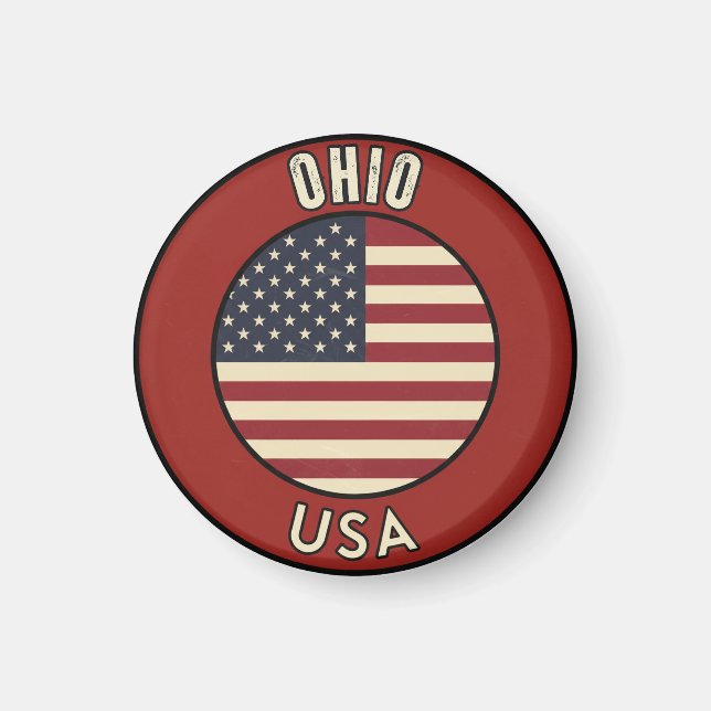 Imán Ohio Estados Unidos de América (Frente)