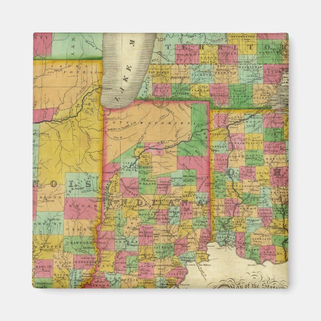 Imán Ohio, Indiana e Illinois (Frente)