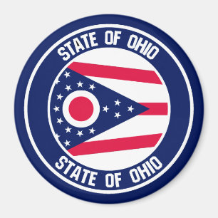 Imán Ohio Round Emblem