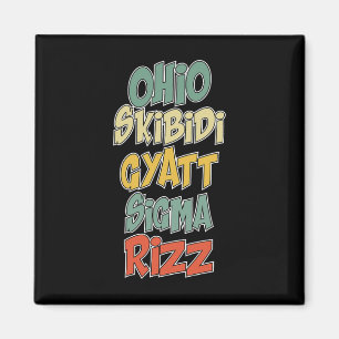 Imán Ohio Skibidi Gyatt Sigma Rizz Gen Alpha Xmas Chris