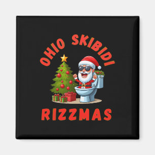 Imán Ohio Skibidi Rizzmas Navidad Divertida Rizz Gyatt