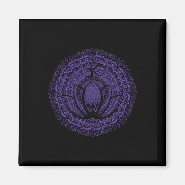 Imán Ohm Meditar  (Frente)