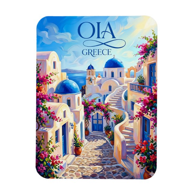 Imán Oía Grecia (Vertical)