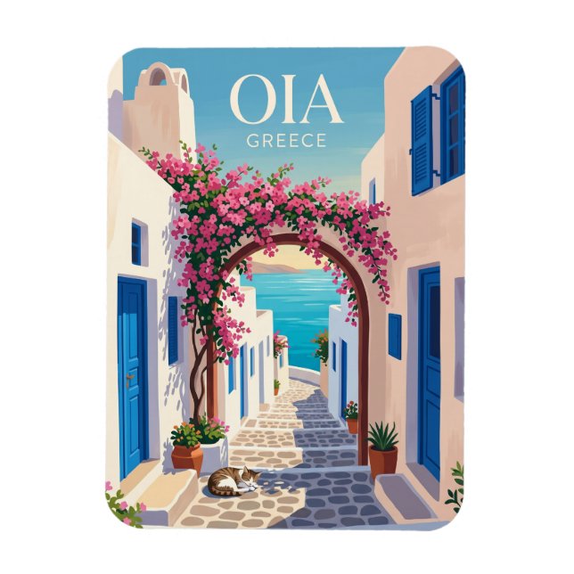 Imán Oia Grecia (Vertical)